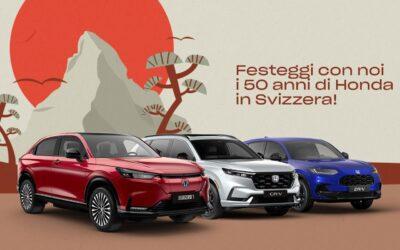 50 anni di Honda Svizzera, scopri questo weekend le promozioni per te!