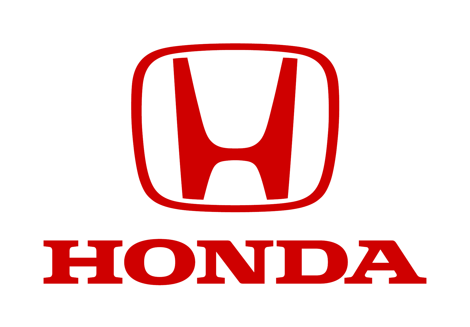 Logo Honda Cars Vertical Red