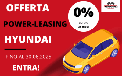Power Leasing Hyundai allo 0% – Solo fino al 30 giugno 2025!