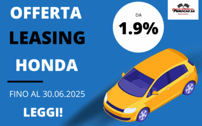 Leasing Honda a partire dallo 0.99% – Solo fino al 30.06.2025!